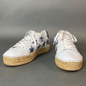 Womens Marc Fisher Marcia Star Esparadille. Sz 7.